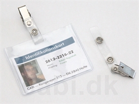 Select Kortholder med Metalklemme til ID-Kort m.v.